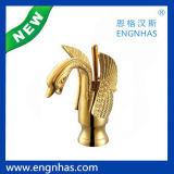 Classical Golden Swan Brass Basin Faucet