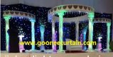 LED Events Backdrop Decoration LED Star Curtain Cloth