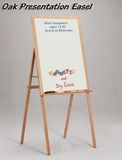 White Board Oak Presentation Easel (745)