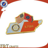 Hot Sales Different Style Soft Enamel Metal Flag Badge/Badge Pin/National Flag Pin Badge