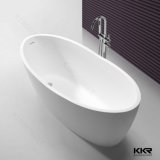 White Small Solid Surface Cheap Freestanding Bathtub (KKR-B063)