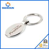 Kr020chrome Plated Metal Keyring for Promoion Gift