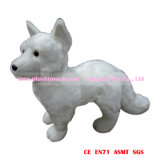 35cm 3D Standing Arctic Fox Plush Toys