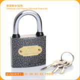 Fashion! ! ! ! ! Waterproof Plastic Painted Grey Iron Padlock with Cheap Price High Quality
