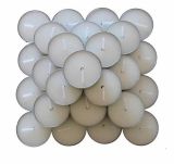 Long Burning Time Pure Paraffin Wax White Unscented Tealight Candle