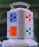 2500W-3000W 2 USB Vertical Socket with CE Certification (T2U2)