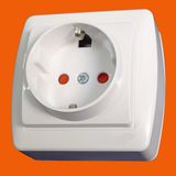 European Standard Surface Mounted Schuko Socket Outlet (S8010)