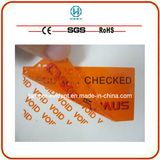 Security Tamper Proof Custom Labels