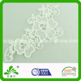 Small Type Double Flower Style Polyester Collar Lace Embroidery Lace