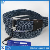 Customized Design Fashion Split Leather Elastic Belt (35-09104)