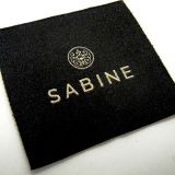 Satin PVC Printing Leather Plastic Woven Label