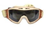 Tan Colour Hunting Airsoft Wind Dust Protection Tactical Goggles Glasses for Cycling Camping Hiking Driving