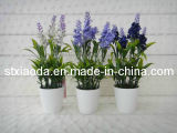 Artificial Cloth Lavender Bonsai (LD00156)
