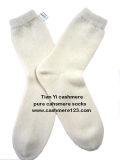 Cashmere Plain Socks