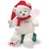 Cute Cartoon Stuffed Plush Christmas Gift Bear Toy (TPJR0242)