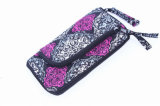 Quilted Cotton Lady Wristlet Wallet
