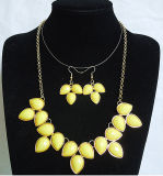 Fashion Beautiful Resin Necklace Jewelry (XL5801)