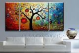 Abstract Colorful Tree Landscape Oil Painting for Home Decoration (LA3-168)