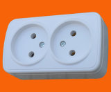 2015 New Russia Style Surface Mouned Wall Double Socket (S6209)