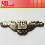 3D Eagle Wing Antique Bronze Badges (MLW-050514-175)