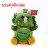 Plush Clock Dinosaur