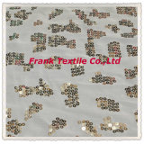 Embroidery Fabric with Patch Design-Flk161