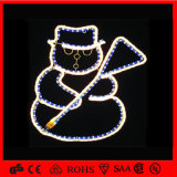 Holiday LED Christmas Snowman 2D Motif Light