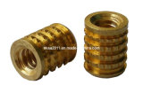 CNC Machined Brass Molded-in Blind Threaded Inserts for Plastic, Brass Inserts Screw