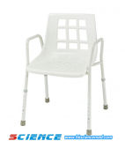 Steel Shower Chair Bath Chair with Legs and Height Adjustable