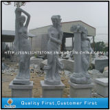 G603/G654 Grey Granite Carving, Sculpture with Figure