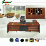 MDF High End Wooden Office Table with PU Cover