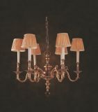 2014 High Lever New Design Chandelier with Fabric Shade