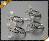 Raw Crystal Ring, Point Silver Rings, Ring Fashion Jewellery (YAD098)