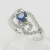 Blue Sapphire New Model Wedding Ring