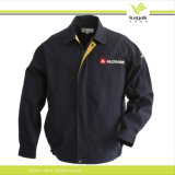 Factory Custom Black Embroidery Workwear Cotton Jacket Uniform (UJ-006)