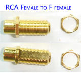 Connector RCA Female to F Female Connector (101693)