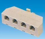 4-Way Telephone Plug Adaptor (P-010)