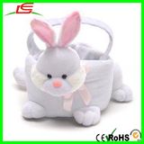 Plush Easter Rabbit Basket Toy