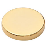 N40 Disc NdFeB Rare Earth Magnet with Gold Plating