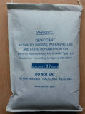 32 Unit Activated Clay Desiccant in Sewn Polyester Non-Woven Bag, Meet Mil-D-3464e, DIN55473
