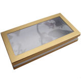 Paper Box with Clear PVC Window Lid