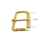 Factory Engraved Logo Gold Custom Made Metal Handbag Buckle