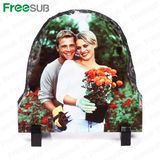 Freesub Factory Supply Blank Sublimation Rock Photo Slate (SH01)