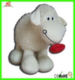 New Style Stuffed Plush Sheep Toy Kiss Red Heart