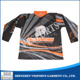 Quick Dry Polyester Fishing Shirts Dye Sublimation