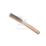 The Newest American Style Steel Wire Brush with Wooden Handle, Brush Wire Brush Brass Wire Brush (SJIE3020)