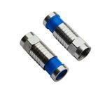 Rg59 RG6 Cable Compression Type F Male Connector RF Coax Connector