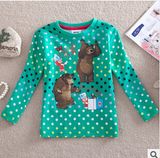 Children's Clothing Girl Spring Long Sleeve Cotton T-Shirt