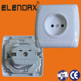 EU Style Flush Mounting Wall Socket Outlet (F3009)