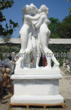 Carving Marble Sculpture with Carved Stone (SY-X1012A)